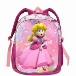 Sacs d'ecole princesse peche dessin anime maternelle garcons filles super mario princesse sac a dos tout ...
