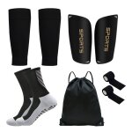 Sac de football pour adolescents, chaussettes de dehors pour hommes, couvre - jambes, coussinets de tige ...