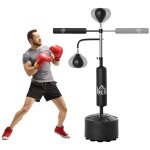 Sac de frappe boxe autoportant punching ball brunier 3 en 1 rev�tement synth�tique dim. 88l x 50l x 160 ...