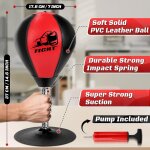 Sac de frappe de bureau, sac de boxe a ventouse super résistant, punching ball bureau, anti - stress ... Sac de frappe de bureau, sac de boxe a ventouse super résistant, punching ball bureau, anti - stress ...