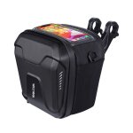 Sac de guidon de vlo, sacoche etanche pour vtt et scooter electrique, pochette multifonction pour appareil ...