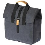Sac impermable arrire basil urban dry shopper 25l - gris / noir