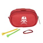 Sac a main de golf avec 2 porte - t - shirt, pochette de rangement portable avec tte de mort, sac a ...
