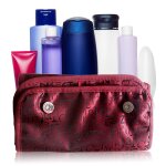 Sac de maquillage, organisateur de cosmtiques, pochettes suspendues pour articles de toilette, compartiment, ...