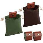 Sac de recherche de nourriture, 2 pcs pochette de recherche de nourriture en toile, pochette de ceinture ...