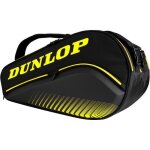 Sac de padel - dunlop - paletero elite black / yellow mieres