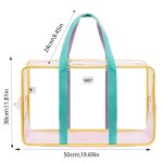 Sac de piscine transparent de grande capacité, fourre - tout de plage etanche avec fermeture eclair, ... Sac de piscine transparent de grande capacité, fourre - tout de plage etanche avec fermeture eclair, ...
