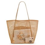Sac de plage maille une epaule cabas homme femme sortir porte main toilette vtements de natation sac ...