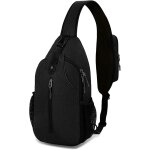 Sac de poitrine, sacoche homme bandouliere avec port pour ecouteurs, sac a dos petit pour homme & femme, ... Sac de poitrine, sacoche homme bandouliere avec port pour ecouteurs, sac a dos petit pour homme & femme, ...