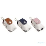 Sac de rangement en cuir pour balle de golf, pochette de rangement pour tee - shirts