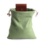 Sac de rangement en cuir en toile pliante, sac de taille pour jardin camping en plein air voyage outil ... Sac de rangement en cuir en toile pliante, sac de taille pour jardin camping en plein air voyage outil ...