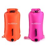 Sac de rangement etanche a trois couches, bou�e de natation et sac sec pour les nageurs, double airbag, ...