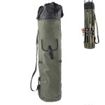 Sac de rangement portable multifonction en nylon 2025 avec fermeture eclair rversible pour cannes a ...