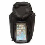 Sac de rservoir de carburant de moto huile sac de selle magntique avec plus grande fentre de tlphone ...