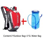 Sac rouge et eau - sac a dos de cyclisme 18l vtt, sac a eau d'hydratation pour l'quitation, sac a dos ...