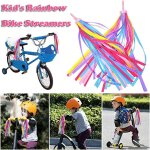 Sac de selle pour v�lo, 1 paire de serpentins de guidon arc - en - ciel pour enfants, poign�es color�es, ...