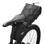 Sac de selle de v�lo imperm�able r�fl�chissant, sacoche de rangement de bicyclette, sac de tige de selle ...