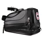Sac de selle de vélo etanche a coque rigide, avec feu arrière et housse de pluie, sac de rangement solide ... Sac de selle de vélo etanche a coque rigide, avec feu arrière et housse de pluie, sac de rangement solide ...