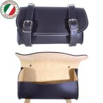 Sac de selle vélo noir en simili cuir avec boucle vintage - cyclingcolors Sac de selle vélo noir en simili cuir avec boucle vintage - cyclingcolors