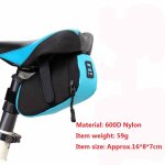 Sac de selle de v�lo portable avec poche pour bouteille d'eau, etanche, pour vtt, sacoche arri�re, accessoires ...