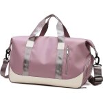 Sac de sport femme fille avec compartiment chaussure et poche humide, 40l pliable sac de voyage, impermeable ...