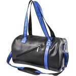 Sac de sport pour hommes femmes fitness workout sports duffle bag cuir pu grand sac a main cylindre crossbody ...