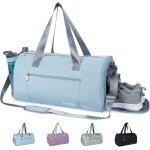 Sac de sport homme femme sac voyage weekend avec compartiment chaussures et poche humide 38l sac gym ...