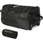 Sac de sport pliable a roulettes avec roulettes pour voyage, sport, camping, noir , 110l[x1156]