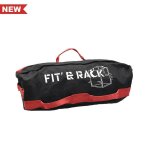 Sac tactical fit & rack - noir / rouge