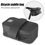 Sac de tige de selle de vlo etanche, pochette arrire en tpu de 0, 5 l, sacoche de rangement pour selle ...