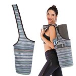 Sac en toile pour tapis de yoga, elgant, style bohme, pour l'extrieur, equipement de fitness, pilates, ...