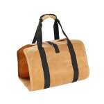 Sac de transport en bois pour bches de bois pour voyage et camping