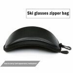 Sac de transport de lunettes de ski portable durable etanche etui de protection de ski en plein air etui ...