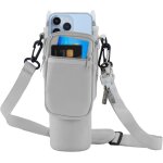 Sac de transport pour stanley cup 40 oz, sac de transport pour bouteille d'eau avec compartiment pour ...