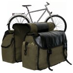 Sac de vlo en toile double, sacoches d'extrieur, support etanche, grandes poches, capacit de 30 a ...