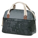 Sac vlo basil boheme 18l noir / creme fixation rapide