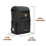 Sac de v�lo multifonctionnel, sacoche de si�ge arri�re, support de cyclisme etanche, coffre cargo, grande ...
