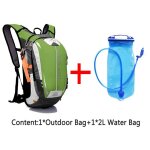 Sac vert et eau - sac a dos de cyclisme 18l vtt, sac a eau d'hydratation pour l'quitation, sac a dos ...