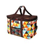 Sac de voyage de camping 50 60 litres, mallette de rangement avec bandouli�re r�glable, vaisselle de ...