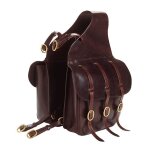 Sacoches double de randonnée randol's - couleur : noir pour equitation Sacoches double de randonnée randol's - couleur : noir pour equitation