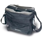 Sacoche guidon basil mali - noir - 100% polyester - mixte - multisport