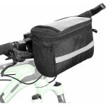 Sacoche de guidon de v�lo - etanche - sac isotherme avec bandes r�fl�chissantes - t�l�phone portable, ...