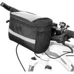 Sacoche de guidon de vélo isolée avec poche avant ¿ sac isotherme pour panier vtt, bandes réfléchissantes ... Sacoche de guidon de vélo isolée avec poche avant ¿ sac isotherme pour panier vtt, bandes réfléchissantes ...
