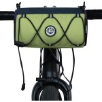 Sacoches de guidon vélo portables imperméables sacoche de vélo avant accessoires de cyclisme vert Sacoches de guidon vélo portables imperméables sacoche de vélo avant accessoires de cyclisme vert