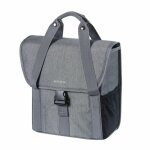 Sacoche de porte - bagages basil go 16l - gris / noir - 16 l