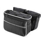 Sacoche de rangement etanche pour cadre de v�lo (2025) (noir)