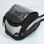 Sacoche de rservoir pour moto aimante souple amovible en textile noir neuve