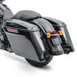 Sacoches rigides prolong�s compatible avec harley davidson touring 2014 - 23 - 25 latch noir craftride ...