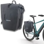 Sacoche velo arrire 2 - en - 1 en tpu - etanche, lgre et universelle pour porte - bagage.