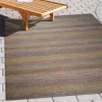 Saint - tropez - tapis ext�rieur - int�rieur motifs lignes vert 200x290